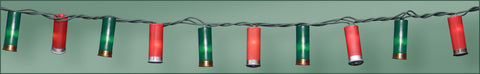 Light Set - Shotgun Shell Light String - 20 Lights - Red/Green
