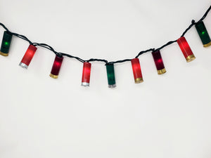 Light Set - Shotgun Shell Light String - 20 Lights - Red/Green