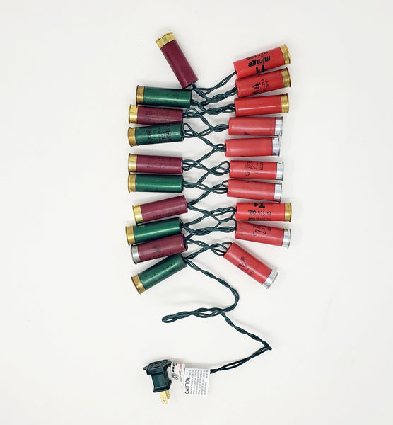 Light Set - Shotgun Shell Light String - 20 Lights - Red/Green