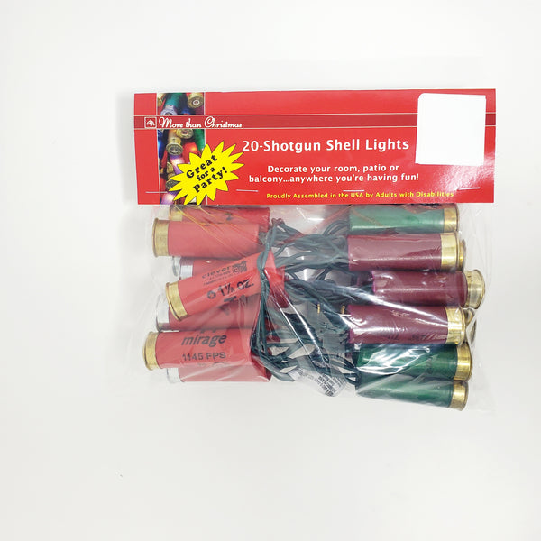 Light Set - Shotgun Shell Light String - 20 Lights - Red/Green