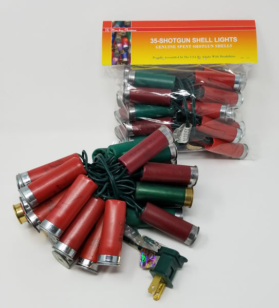 Light Set - Shotgun Shell Light String - 35 Lights - Red/Green
