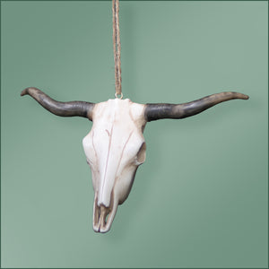 Polyresin - Longhorn Skull Ornament