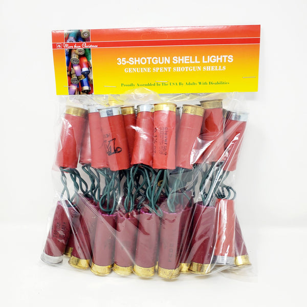 Light Set - Shotgun Shell Light String - 35 Lights - Red