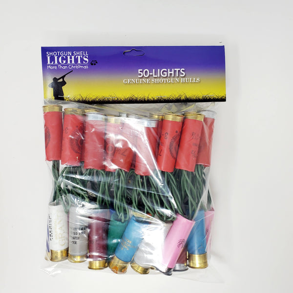 Light Set - Shotgun Shell Light String - 50 Lights - Multi Color